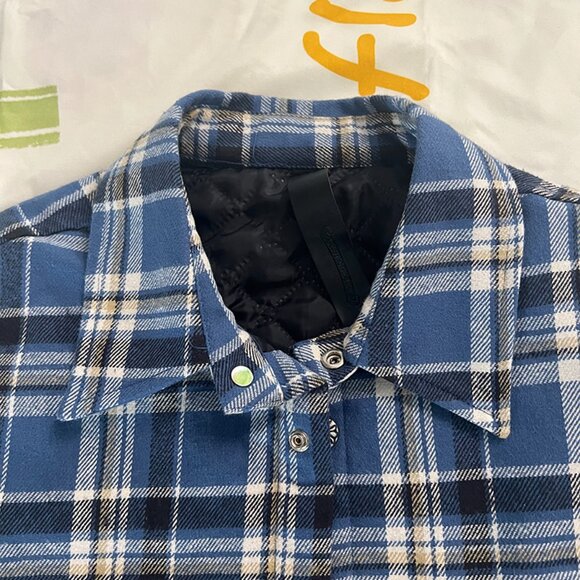 Chrome Hearts Ch Flannel Jacket Blue - Picture 3 of 9